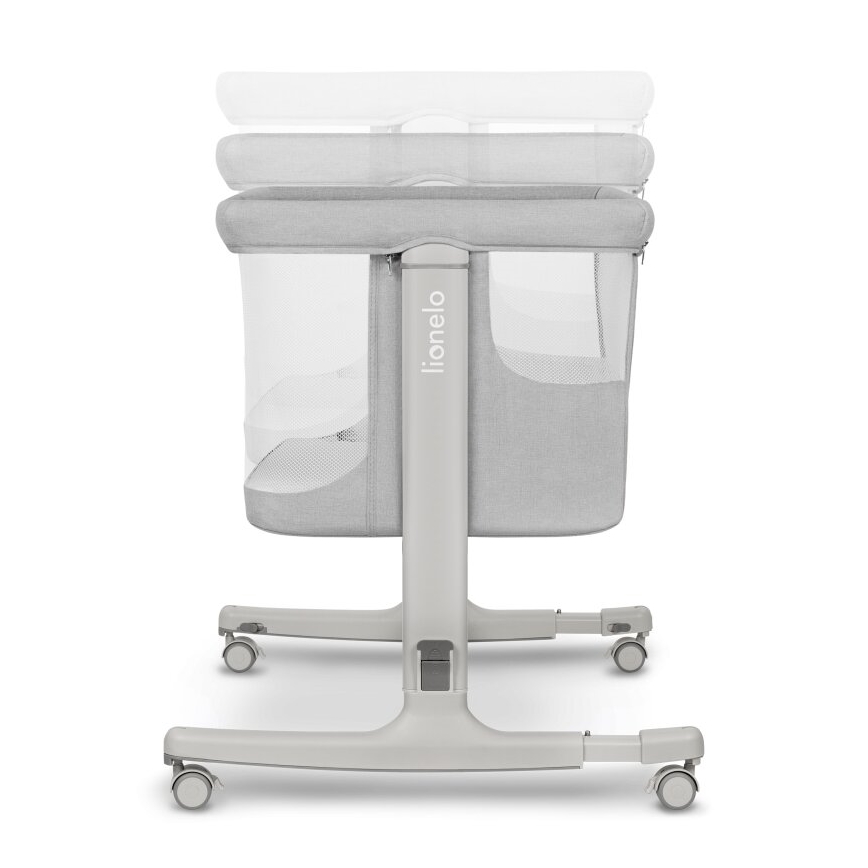 Lionelo - Berço para bebés 3em1 AURORA cinzento