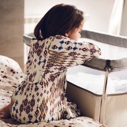 Lionelo - Berço para bebés 3em1 LEONIE cinzento/bege