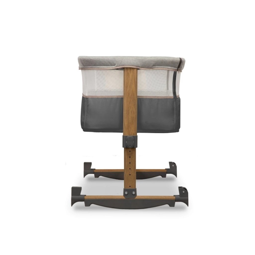 Lionelo - Berço para bebés 3em1 LEONIE cinzento/preto