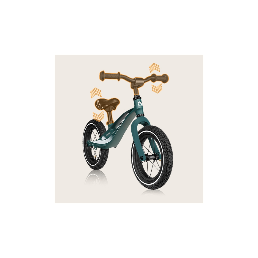 Lionelo - Bicicleta de empurrar BART AIR verde