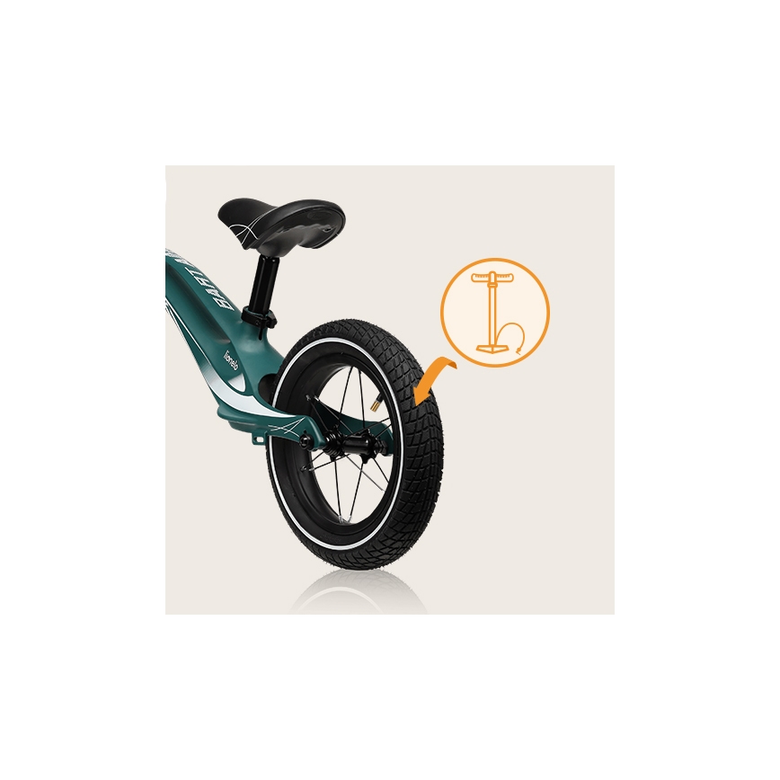 Lionelo - Bicicleta de empurrar BART AIR verde