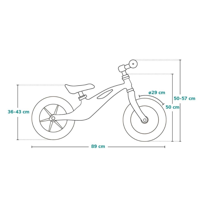 Lionelo - Bicicleta de empurrar BART TOUR cinzento/amarelo