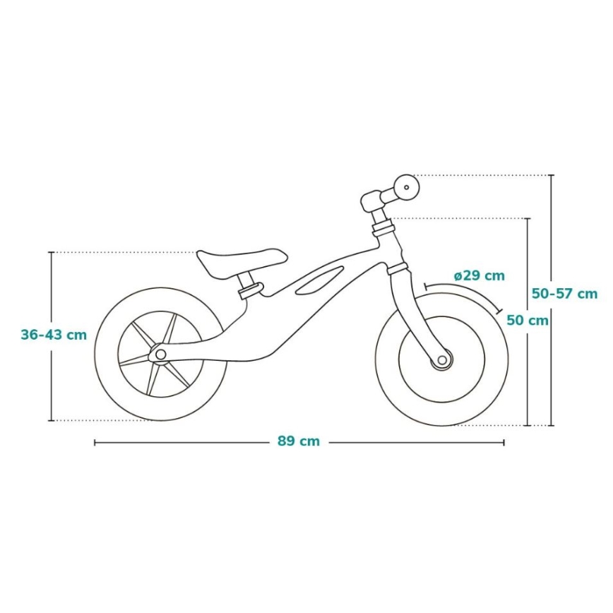Lionelo - Bicicleta de empurrar BART TOUR rosa/verde