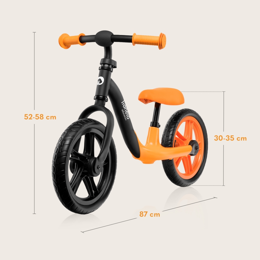Lionelo - Bicicleta de equilíbrio ALEX Laranja