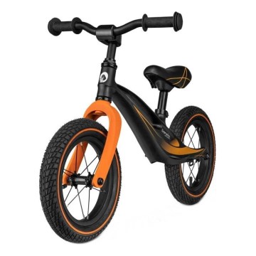 Lionelo - Bicicleta de equilíbrio BART AIR preta/laranja