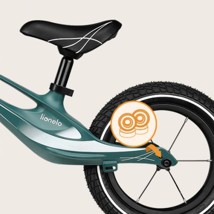 Lionelo - Bicicleta de equilíbrio BART AIR verde