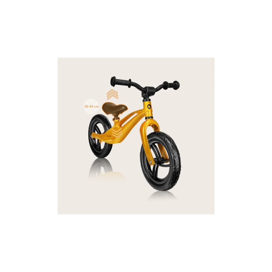 Lionelo - Bicicleta de Equilíbrio BART Amarela