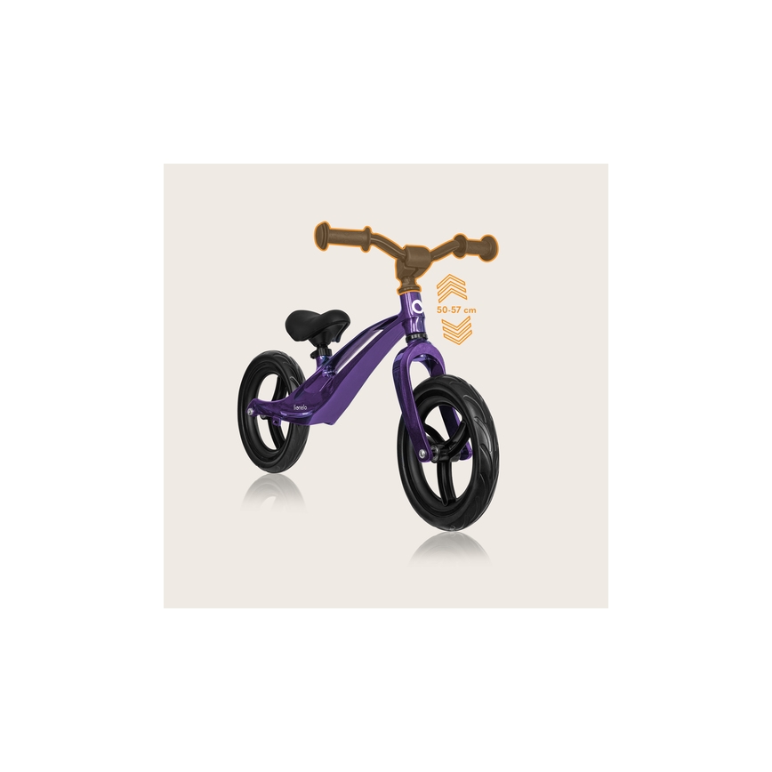 Lionelo - Bicicleta de equilíbrio BART roxa