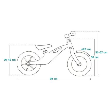 Lionelo - Bicicleta de equilíbrio BART TOUR rosa/verde