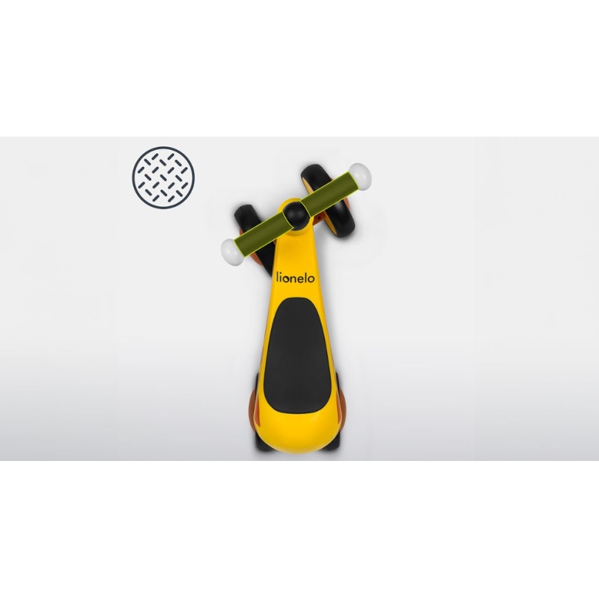 Lionelo - Bicicleta de equilíbrio SAMMY amarela