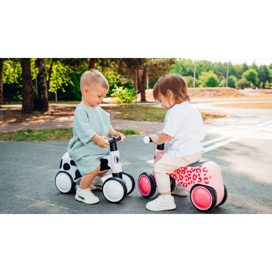 Lionelo - Bicicleta de Equilíbrio SAMMY preta/branca