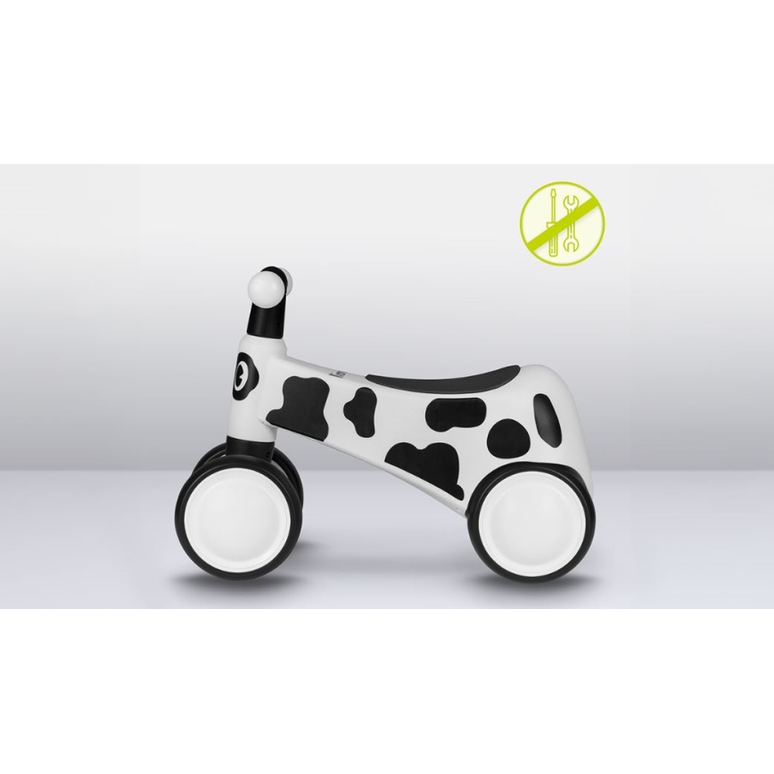 Lionelo - Bicicleta de Equilíbrio SAMMY preta/branca