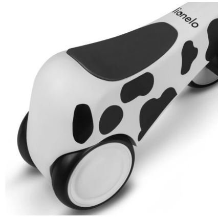 Lionelo - Bicicleta de Equilíbrio SAMMY preta/branca