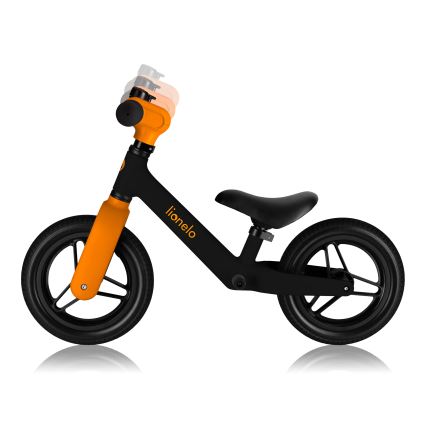 Lionelo - Bicicleta de Equilíbrio TONI Preto e Laranja