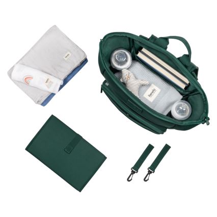 Lionelo - Bolsa de fraldas para carrinho CUBE Green Forest