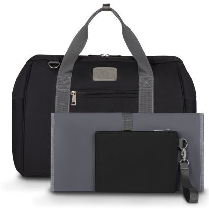 Lionelo - Bolsa de fraldas para carrinho IDA Black Onyx