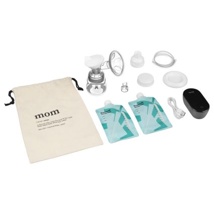 Lionelo - Bomba elétrica recarregável para extração de leite materno FIDI GO 5V 1200 mAh 150ml