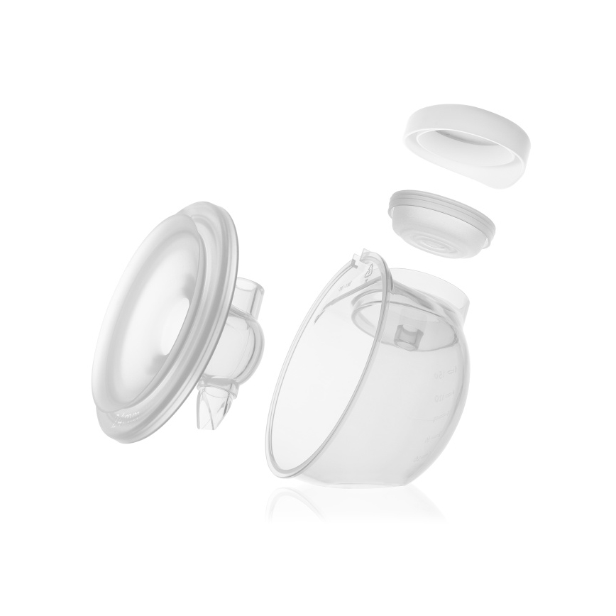 Lionelo - Bomba elétrica recarregável dupla para extração de leite materno TWEE FREE 5V 1500 mAh 150 ml