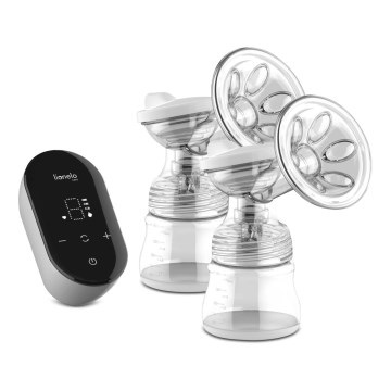 Lionelo - Bomba elétrica recarregável dupla para extração de leite materno TWEE GO 5V 1100 mAh 150 ml