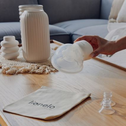 Lionelo - Bomba extratora elétrica recarregável de leite materno FIDI FREE SIMPLE 5V 1000 mAh 180 ml