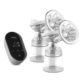 Lionelo - Bomba extratora de leite materno elétrica recarregável dupla TWEE GO 5V 1100 mAh 150 ml