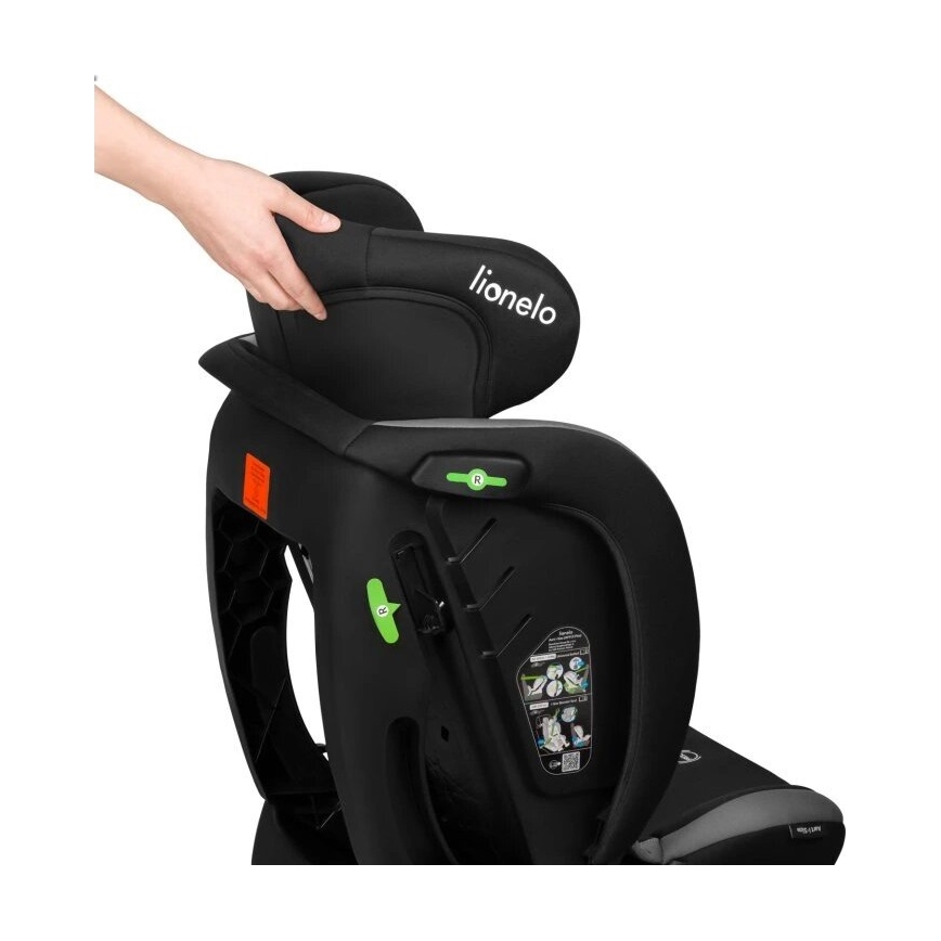 Lionelo - Cadeira auto AART i-Size 40-150 cm preta/cinzenta