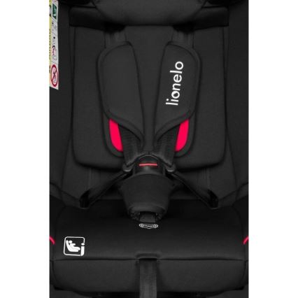 Lionelo - Cadeira auto AART i-Size 40-150 cm preta/vermelha