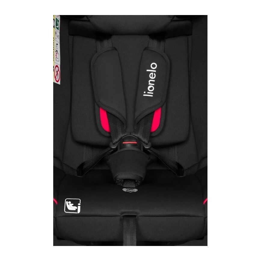 Lionelo - Cadeira auto AART i-Size 40-150 cm preta/vermelha