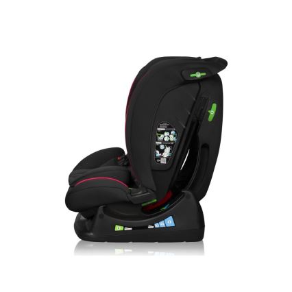 Lionelo - Cadeira auto AART i-Size 40-150 cm preta/vermelha