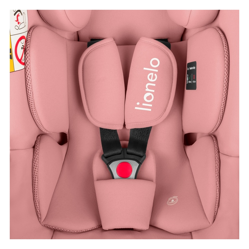 Lionelo - Cadeira Auto ASTRID i-Size 40-87 cm Rosa Coral