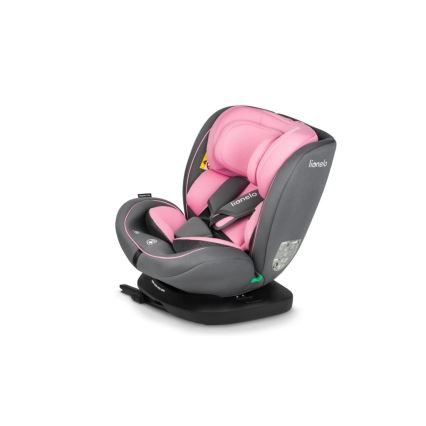 Lionelo - Cadeira auto BASTIAAN i-Size 40-150 cm cinzenta/rosa