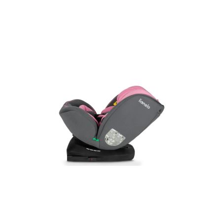 Lionelo - Cadeira auto BASTIAAN i-Size 40-150 cm cinzenta/rosa