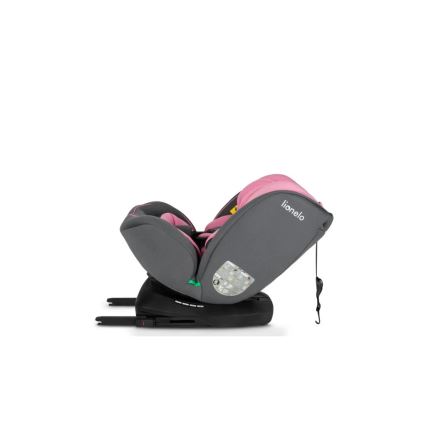 Lionelo - Cadeira auto BASTIAAN i-Size 40-150 cm cinzenta/rosa