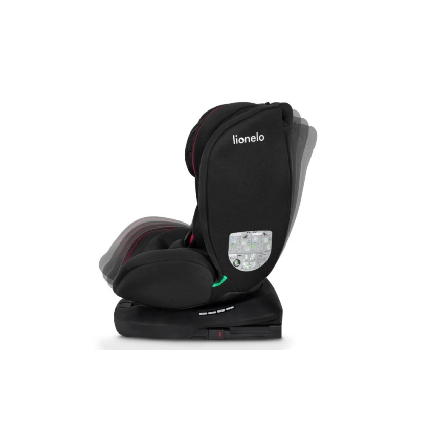 Lionelo - Cadeira Auto BASTIAAN i-Size 40-150 cm preta/vermelha