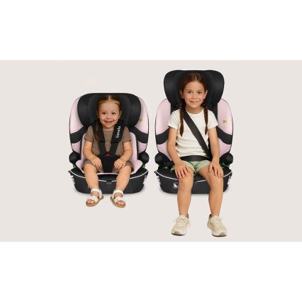 Lionelo - Cadeira auto BILLY i-Size 76-150 cm Rosa Bebé