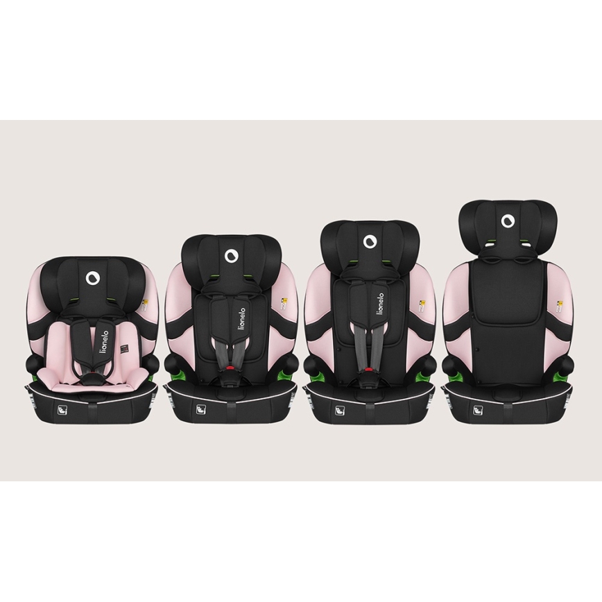Lionelo - Cadeira auto BILLY i-Size 76-150 cm Rosa Bebé