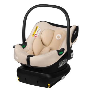 Lionelo - Cadeira auto com base ASTRID SET i-Size 40-87 cm Bege Areia