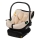 Lionelo - Cadeira auto com base ASTRID SET i-Size 40-87 cm Bege Areia