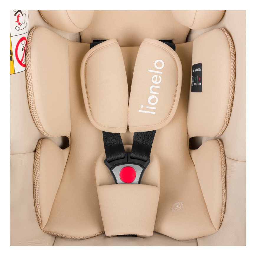 Lionelo - Cadeira auto com base ASTRID SET i-Size 40-87 cm Bege Areia