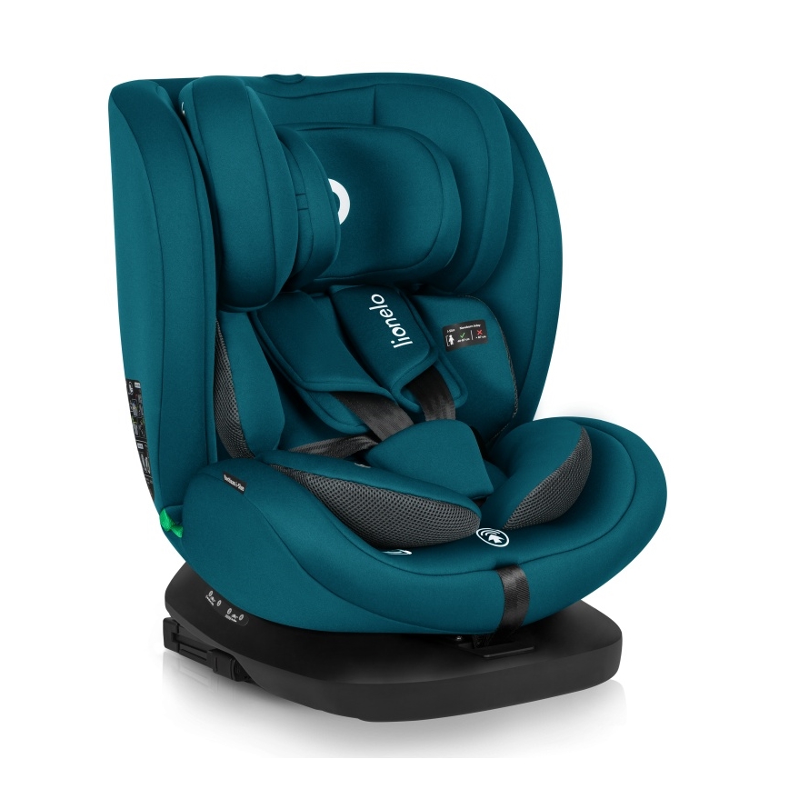 Lionelo - Cadeira auto com base giratória BASTIAAN i-Size 40-150 cm Azul Índigo