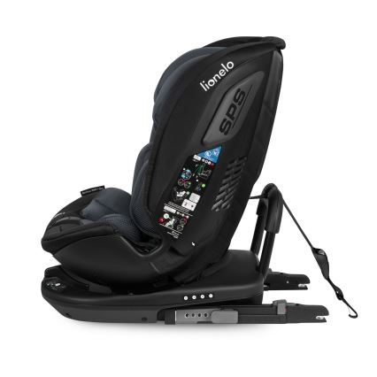 Lionelo - Cadeira auto com base giratória BASTIAAN i-Size 40-150 cm Grey Stone