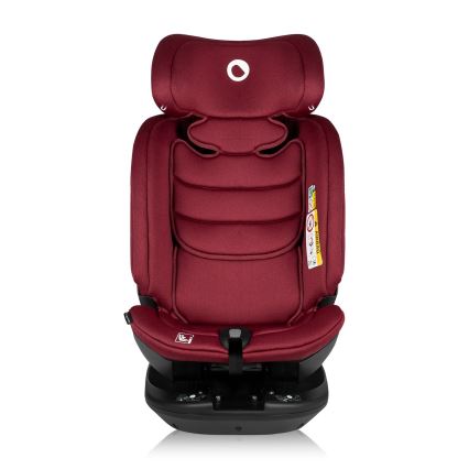 Lionelo - Cadeira auto com base giratória BASTIAAN i-Size 40-150 cm Vermelho Borgonha