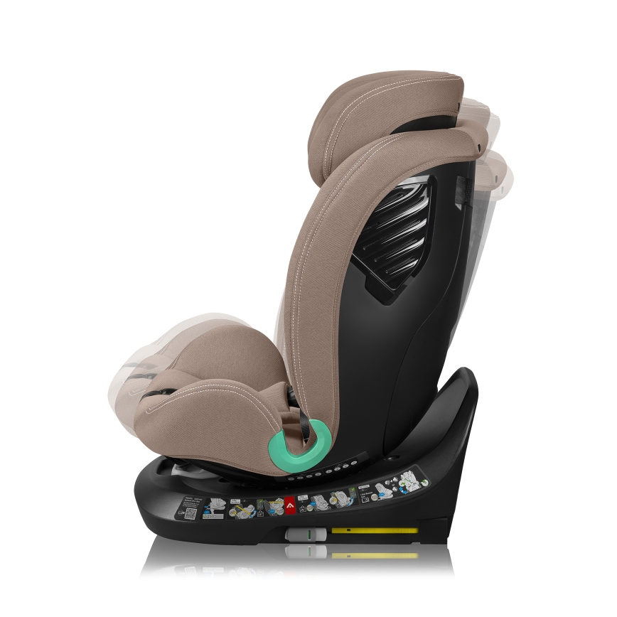 Lionelo - Cadeira auto giratória com base BASTIAAN ONE i-Size 40-150 cm cor areia