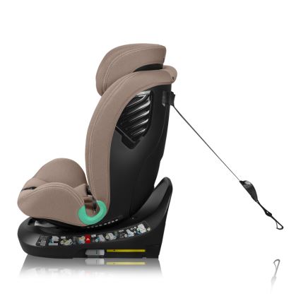 Lionelo - Cadeira auto giratória com base BASTIAAN ONE i-Size 40-150 cm cor areia