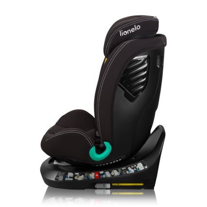 Lionelo - Cadeira auto com base giratória BASTIAAN ONE i-Size 40-150 cm Black Carbon