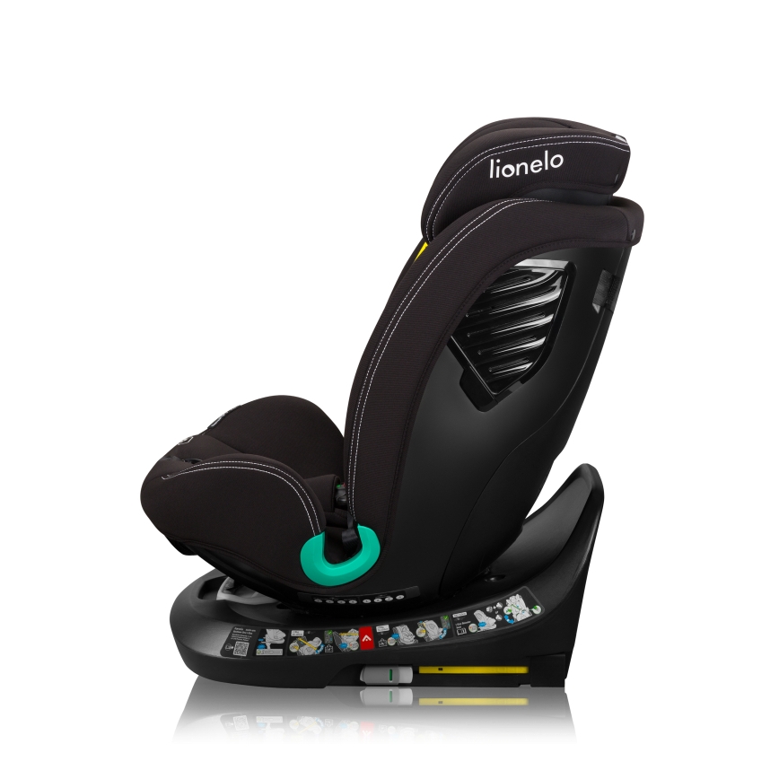 Lionelo - Cadeira auto com base giratória BASTIAAN ONE i-Size 40-150 cm Black Carbon