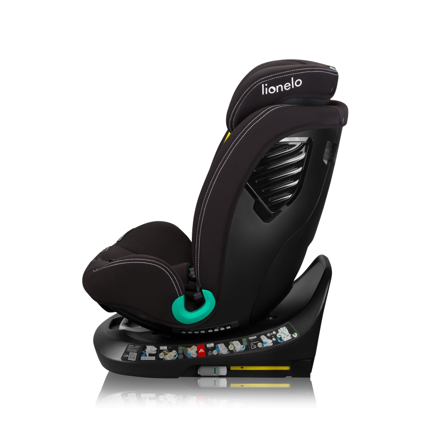 Lionelo - Cadeira auto com base giratória BASTIAAN ONE i-Size 40-150 cm Black Carbon