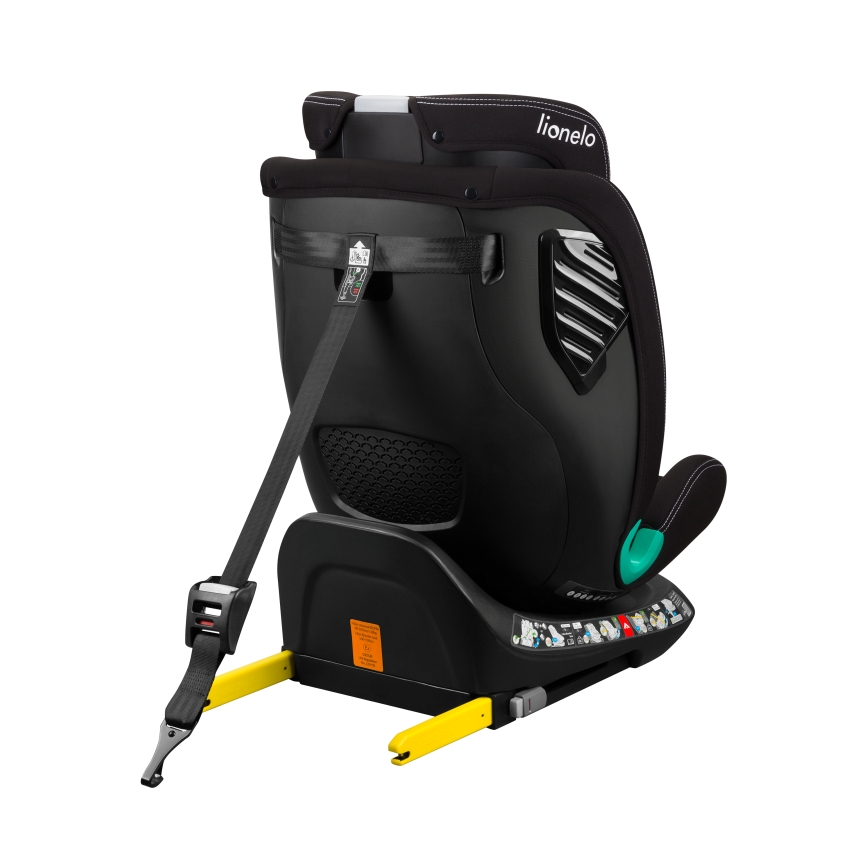 Lionelo - Cadeira auto com base giratória BASTIAAN ONE i-Size 40-150 cm Black Carbon