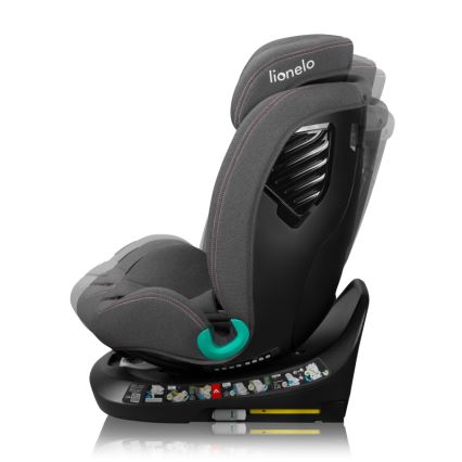 Lionelo - Cadeira auto com base giratória BASTIAAN ONE i-Size 40-150 cm Rosa Pink