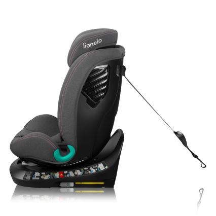 Lionelo - Cadeira auto com base giratória BASTIAAN ONE i-Size 40-150 cm Rosa Pink